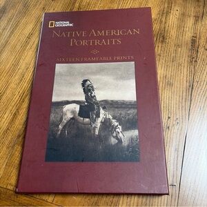 Complete set Native Americans Portraits 16 prints National Geographic 2012 box
